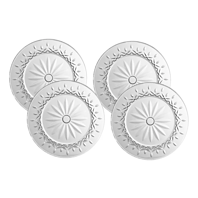 Teller & Platten|Ostern^Cristalica Glasteller 4er Set 26,5 cm