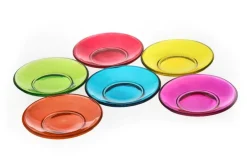 Teller & Platten^Cristalica Glasteller Spring Colour 10,5 cm