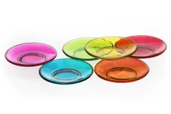 Teller & Platten^Cristalica Glasteller Spring Colour 10,5 cm