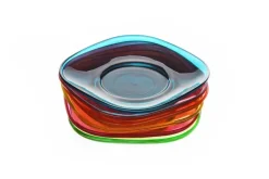 Teller & Platten^Cristalica Glasteller Spring Colour 12,4 cm