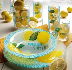 Einweihung|Teller & Platten^Glaswaren sonstige Glasteller-Set Fresh Summer 12tlg