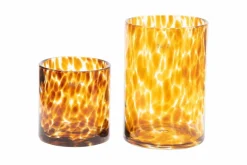 Orchideentopf & Stäbe|Vasen^Glaswaren sonstige Glastopf Leopard Colori