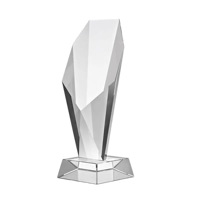 Pokal & Glasblock^Fan Unikate Glastrophäe Diadem Pokal 21cm