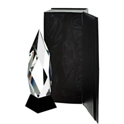 Pokal & Glasblock^Fan Unikate Glastrophäe Electra Pokal 28cm