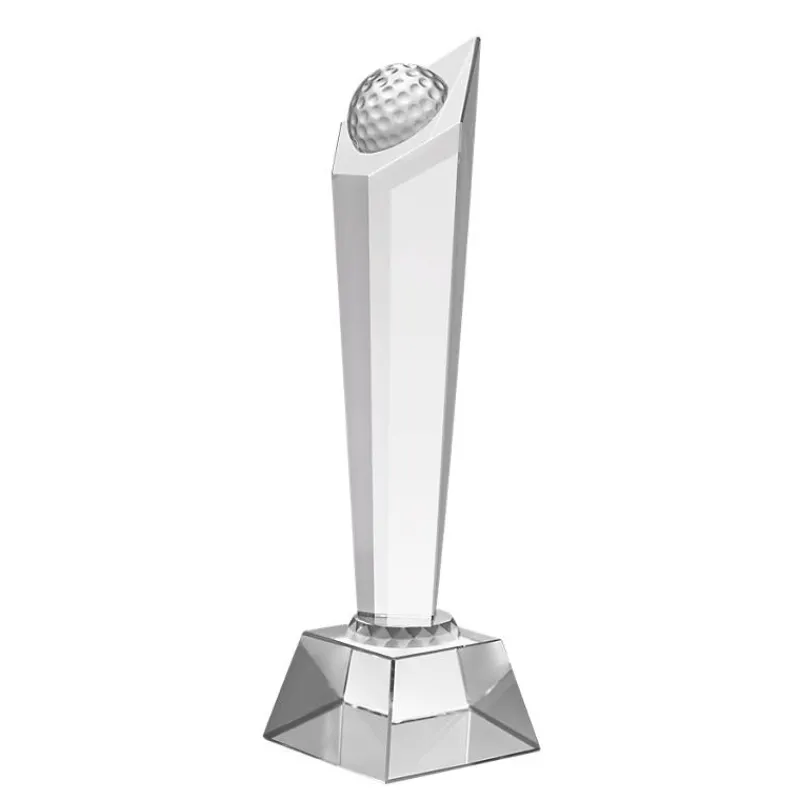 Pokal & Glasblock^Fan Unikate Glastrophäe Golmes Pokal 25cm