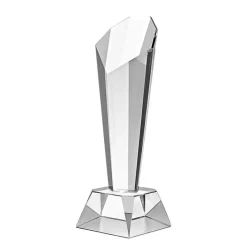 Pokal & Glasblock^Fan Unikate Glastrophäe Heka Pokal 21,5cm