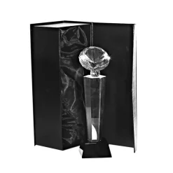 Pokal & Glasblock^Fan Unikate Glastrophäe Pollux Pokal 22cm