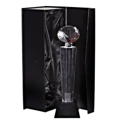 Pokal & Glasblock^Fan Unikate Glastrophäe Pollux Pokal 25cm