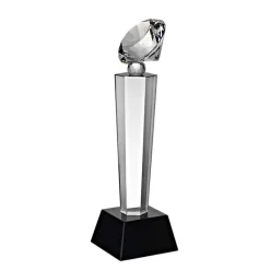 Pokal & Glasblock^Fan Unikate Glastrophäe Pollux Pokal 25cm