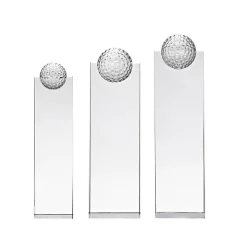 Pokal & Glasblock^Fan Unikate Glastrophäe Tania Pokal 28cm