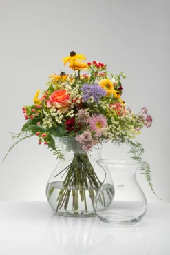 Frauen|Vasen^Glaswaren sonstige Glasvase bauchig H 27cm