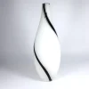 Vasen^Amara Design Glasvase Black & White 40,5cm