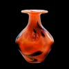 Geburtstag|Vasen^Cristalica Glasvase Blumenvase Gefäß Amphore Malta 23cm Dekoration farbig mundgeblasen