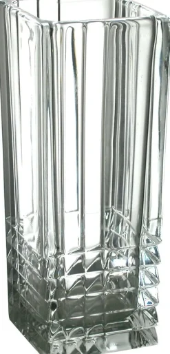 Geburtstag|Vasen^Cristalica Glasvase Blumenvase Tischvase Dekoration Emila 23 cm klar