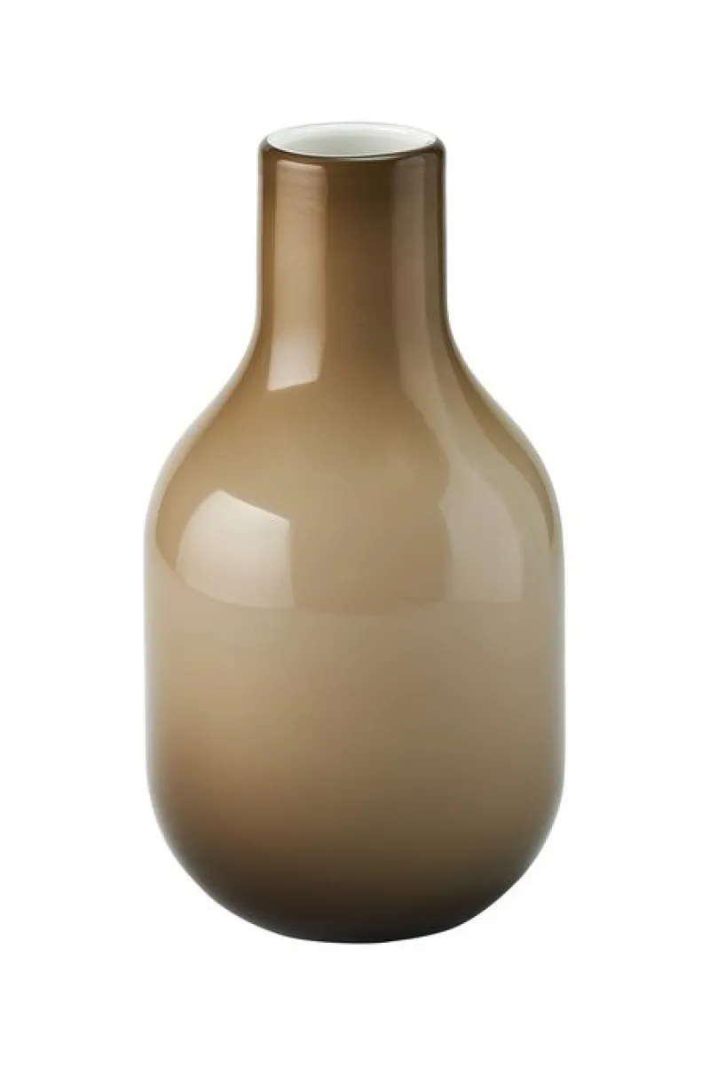 Vasen^Glaswaren sonstige Glasvase braun Pearl 34cm