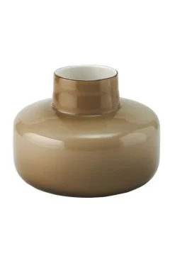 Vasen^Glaswaren sonstige Glasvase braun Pearl 20cm