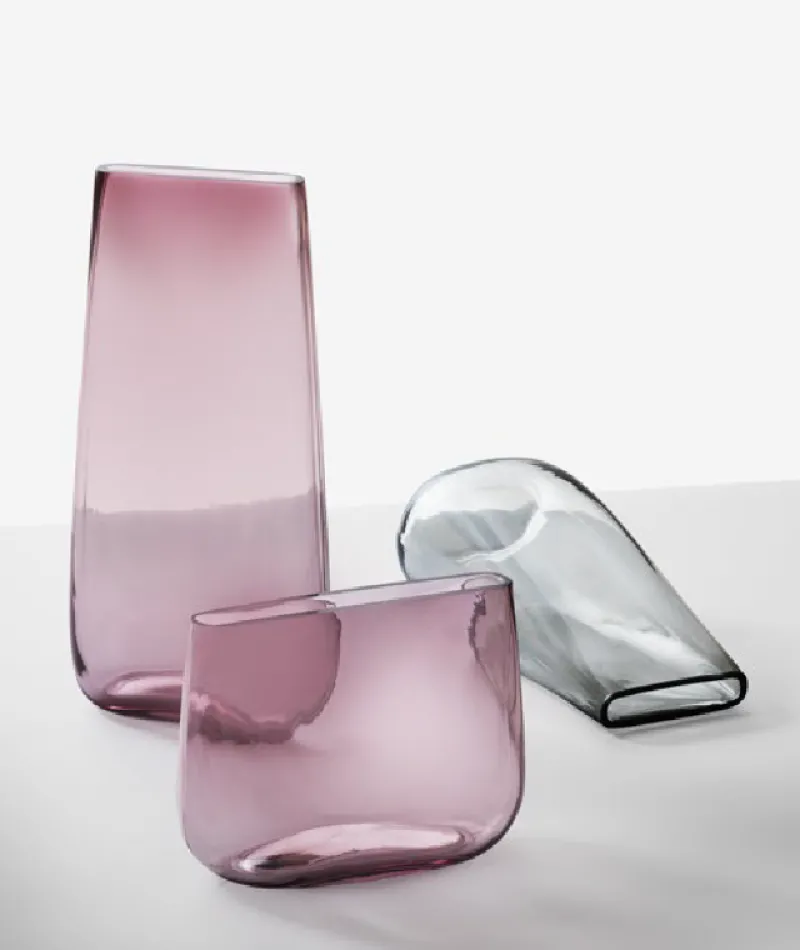 Vasen^Cristalica Glasvase Dekoglasvase Blumenvase Kielo ca. 27cm Kristallglas