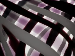 Vasen^Amara Design Glasvase Flame 28cm violett