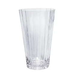 Vasen^Cristalica Glasvase geschliffen 30 cm transparent