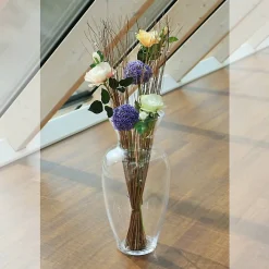 Xxl|Vasen^Cristalica Kingdom Glasvase Leo Famous 60cm klassische Blumenvase XL Deko Gefäß Klarglas Geschenk