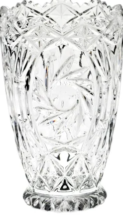 Frauen|Vasen^German Crystal Glasvase Marina Schleuderstern 17,5cm