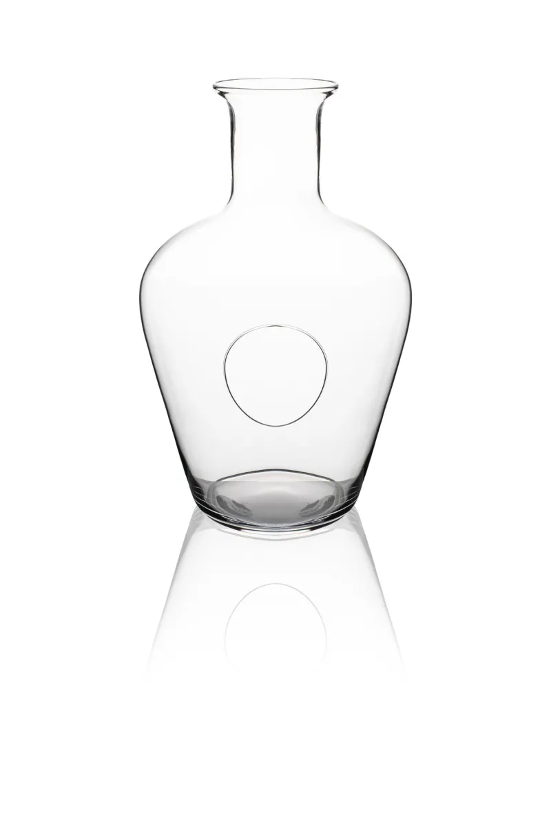 Xxl|Vasen^Cristalica Kingdom Glasvase Papero Famous 44cm Pflanzgefäß mit Loch Dekoelement Klarglas Geschenk