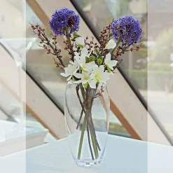 Xxl|Vasen^Cristalica Kingdom Glasvase Paprika Famous 30cm moderne Blumenvase Deko Gefäß Klarglas Geschenk