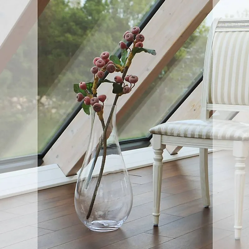 Xxl|Vasen^Cristalica Kingdom Glasvase Plum Famous 60cm Kegel Blumenvase XL Dekoration Gefäß Klarglas Geschenk