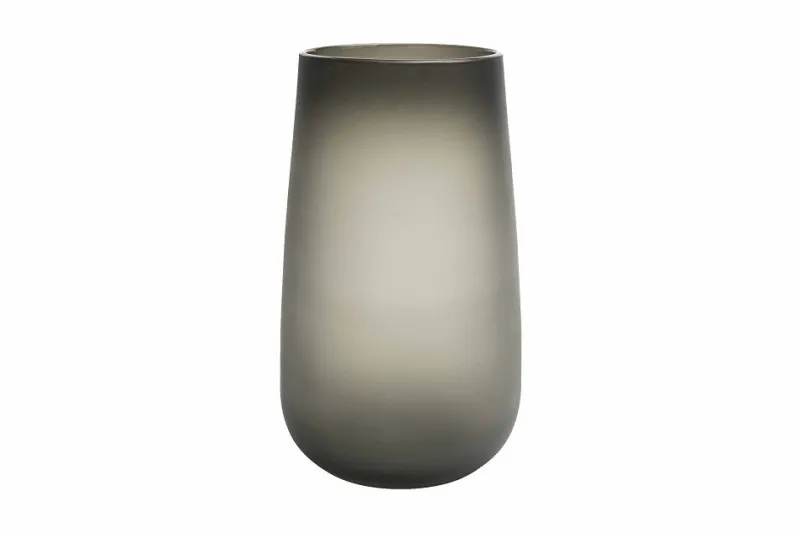 Vasen^Glaswaren sonstige Glasvase Robert 2.0 Colori 54cm grau matt