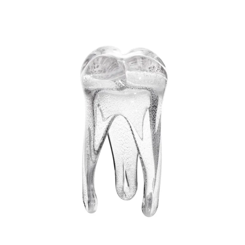 Jubiläum|Skulpturen^Art Glass Glaszahn Trophäe div. Größen/Farben