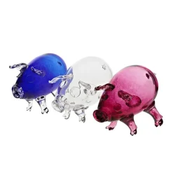 Tiere & Figuren^Art Glass Glückschwein "Pavel" (18cm)