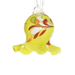 Blüten^Art Glass Glockenblume Gartenflair 16cm mit Stab