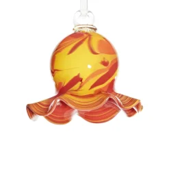 Blüten^Art Glass Glockenblume Gartenflair 16cm mit Stab