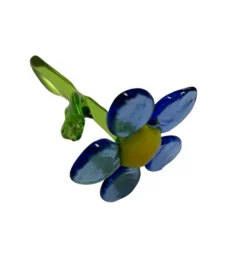 Blumen^Art Glass Gänseblümchen Mini Plus 4-5cm Glas Blüten Figur Kunstblume Deko Geschenk