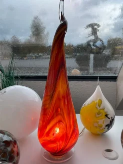 Leuchter & Lampen^Cristalica Handgefertigte Tischlampe, Höhe ca. 76 - 80cm