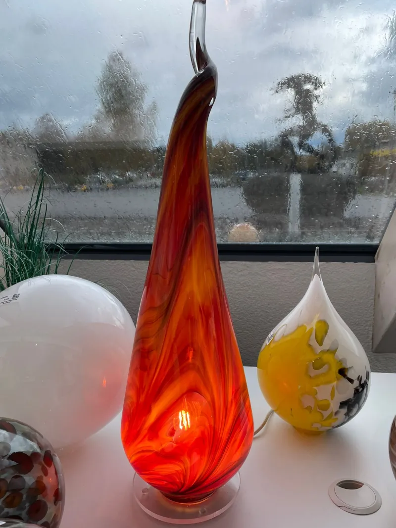 Leuchter & Lampen^Cristalica Handgefertigte Tischlampe, Höhe ca. 76 - 80cm