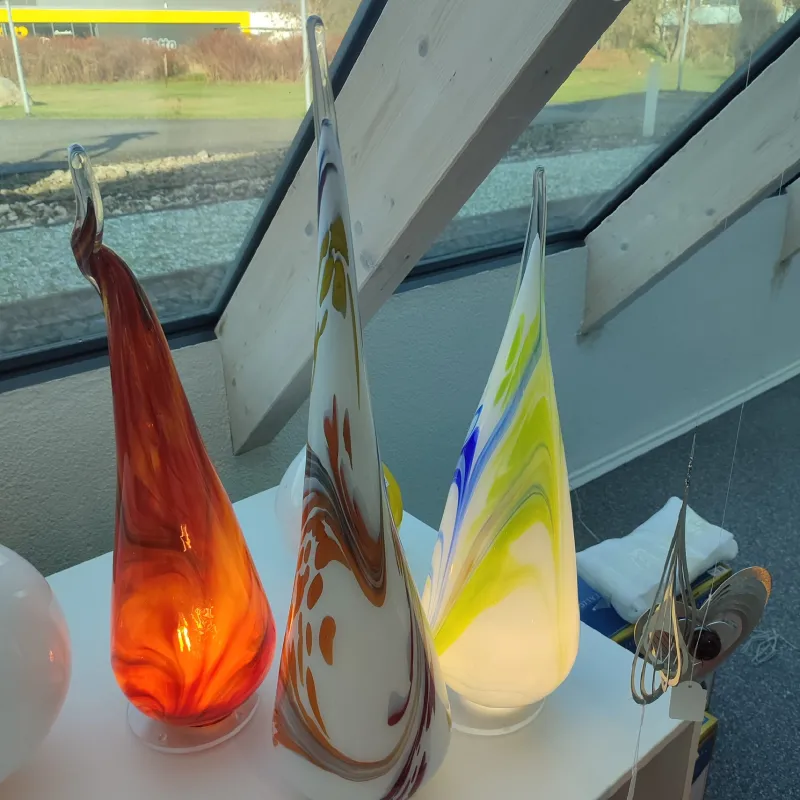 Leuchter & Lampen^Cristalica Handgefertigte Tischlampe, Höhe ca. 76 - 80cm