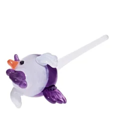 Tiere & Figuren^Art Glass Henne auf Stab Gartenflair (39 cm)