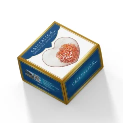 Valentienstag|Schalen & Schüsseln^Cristalica Herzschale Glasschale Bunt Konfeti/Transparent