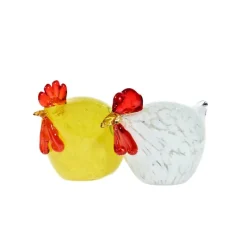 Tiere & Figuren^Art Glass Huhn 9cm