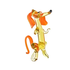Kinder|Geburtstag^Art Glass Hund Dackel Medium 6-15cm Glas Figuren Sammeln Vitrine Miniatur Haustier