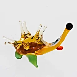 Kinder|Geburtstag^Art Glass Igel Midi 6-8cm Glas Figuren Sammeln Vitrine Miniatur Waldtier