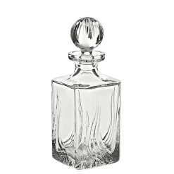 Karaffe & Dekanter^Cristalica Karaffe Flame 800ml, Transparent, aus Bleikristall