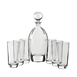 Gläser Mit Karaffe^Art Glass Karaffe mit Gläsern Orbit Laguna Spirits 7-tlg.