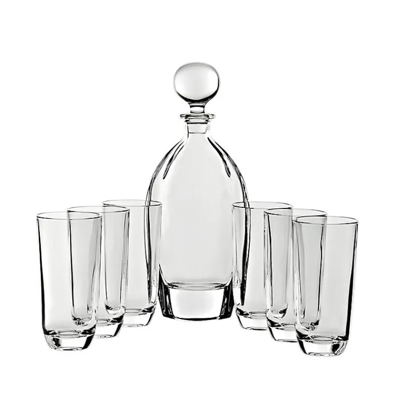 Gläser Mit Karaffe^Art Glass Karaffe mit Gläsern Orbit Laguna Spirits 7-tlg.