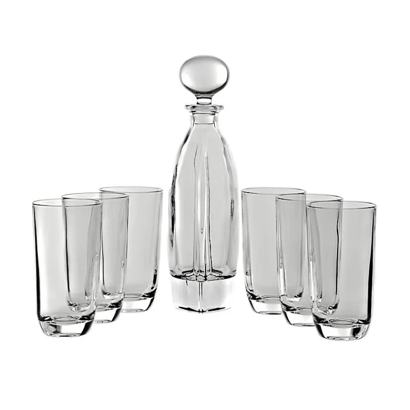 Gläser Mit Karaffe^Art Glass Karaffe mit Gläsern Orbit Laguna Spirits 7-tlg.