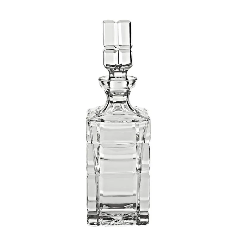 Karaffe & Dekanter^Cristalica Karaffe Square 1000ml, Transparent, aus Bleikristall