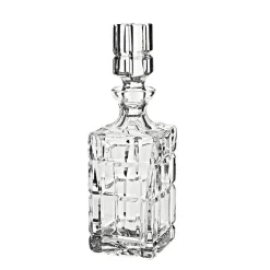 Karaffe & Dekanter^Cristalica Karaffe Square 1000ml, Transparent, aus Bleikristall