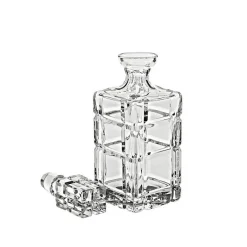 Karaffe & Dekanter^Cristalica Karaffe Square 1000ml, Transparent, aus Bleikristall