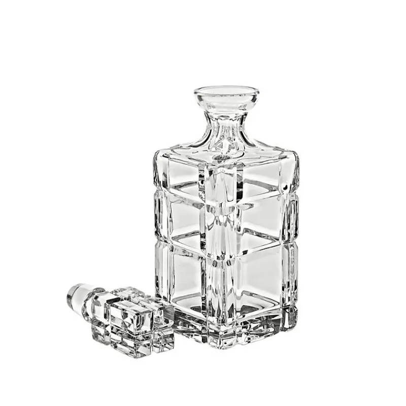 Karaffe & Dekanter^Cristalica Karaffe Square 1000ml, Transparent, aus Bleikristall